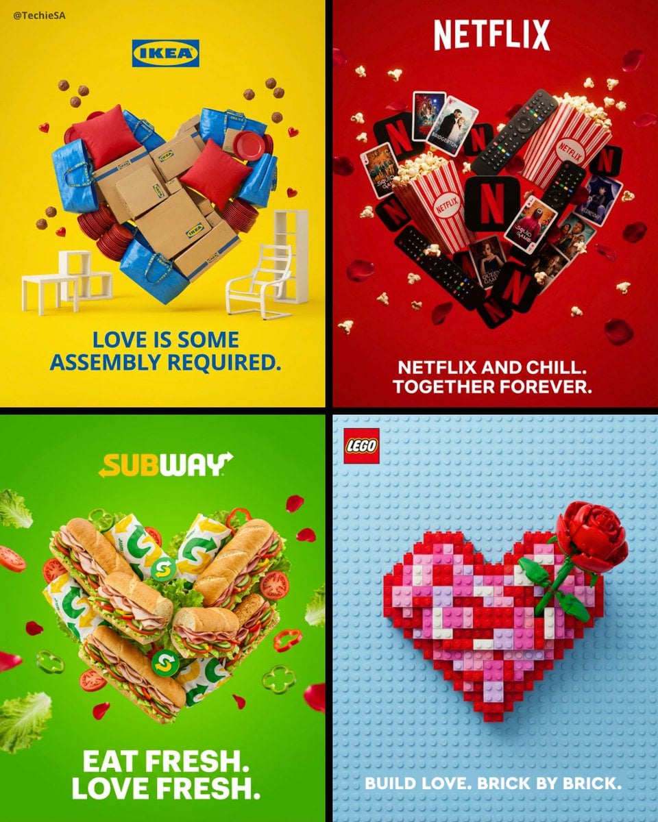 Valentine’s Day Product Heart Advertisement