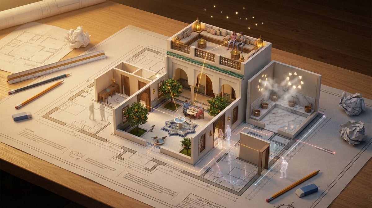 Architectural Floor Plan as a Living Miniature