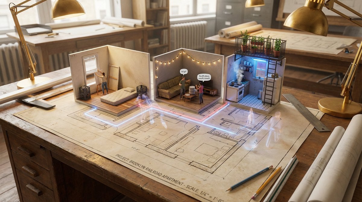 Architectural Floor Plan as a Living Miniature (3)