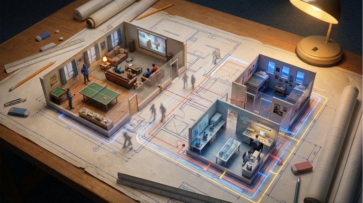 Architectural Floor Plan as a Living Miniature (4)