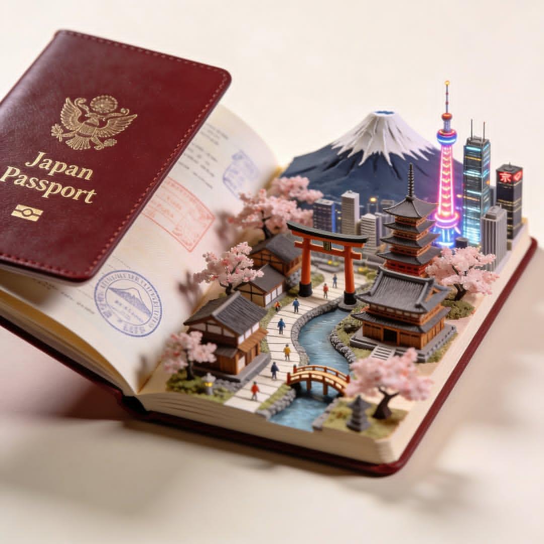Luxury Passport Country Diorama(2)