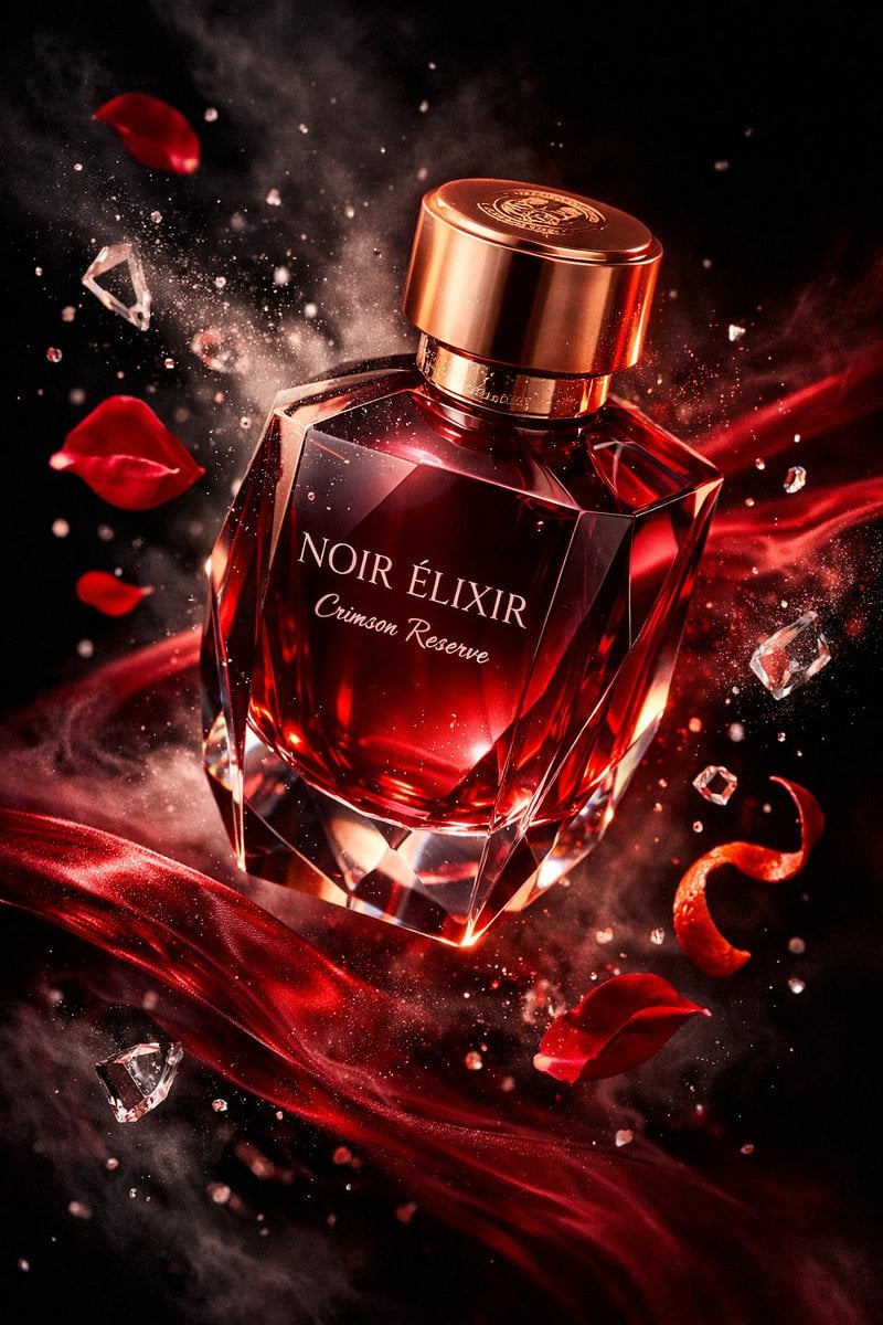 Noir Élixir Ruby Perfume Hero Shot(2)