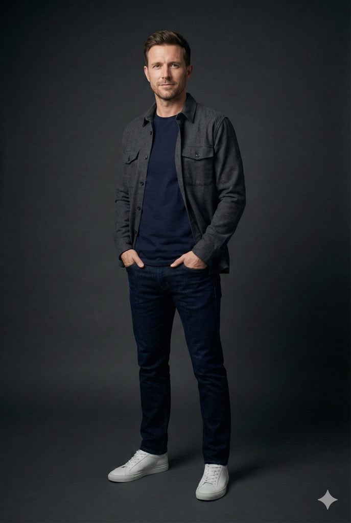 Understated British Studio Portrait(2)