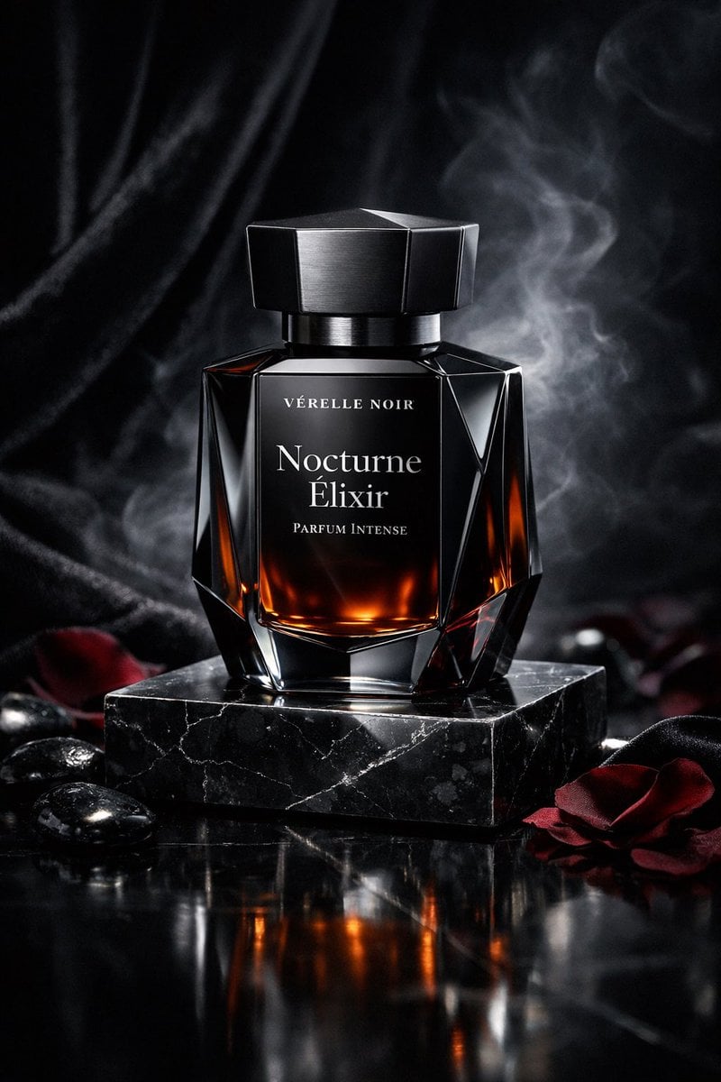 Noir Luxury Perfume Bottle Product Shot(2)