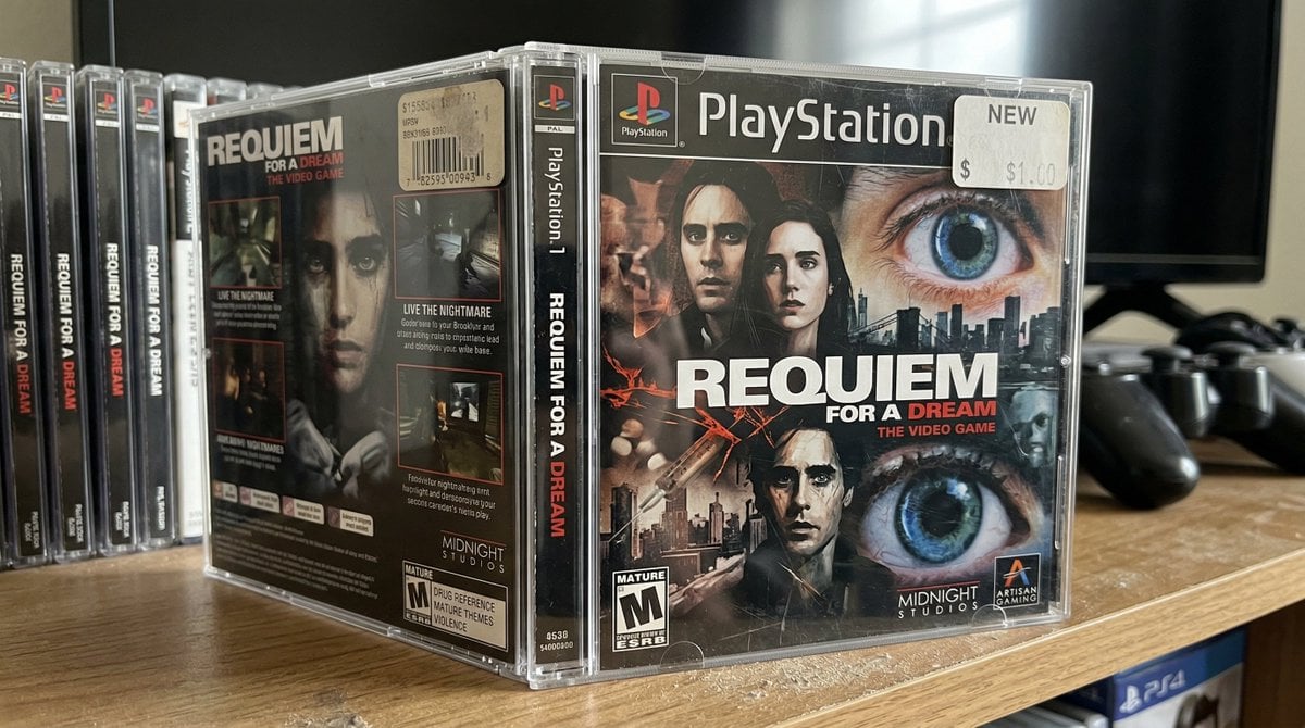 Fictional PlayStation 1 Movie Tie-In Game Case(2)