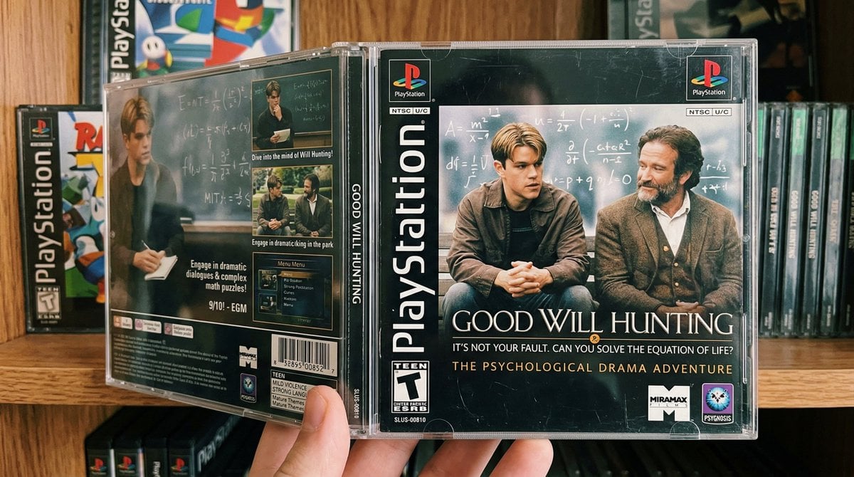 Fictional PlayStation 1 Movie Tie-In Game Case(3)