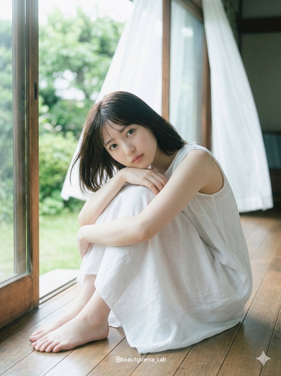 Japanese Idol Photobook Portrait on a Summer Engawa(3)
