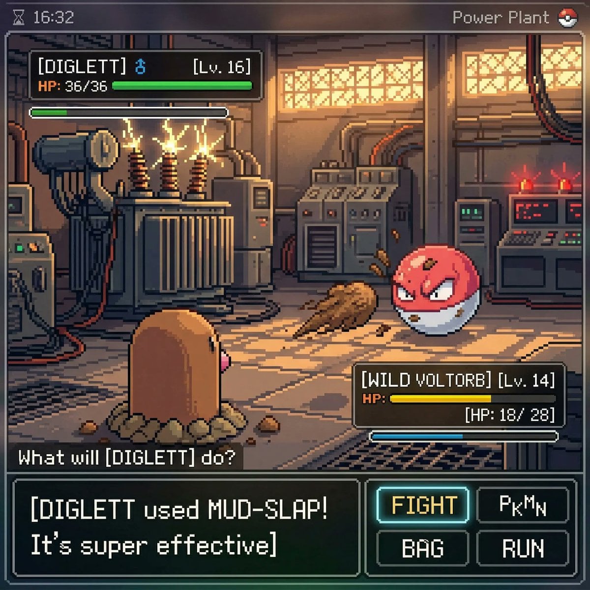 Retro Creature Battle Pixel Art Game Screenshot(4)