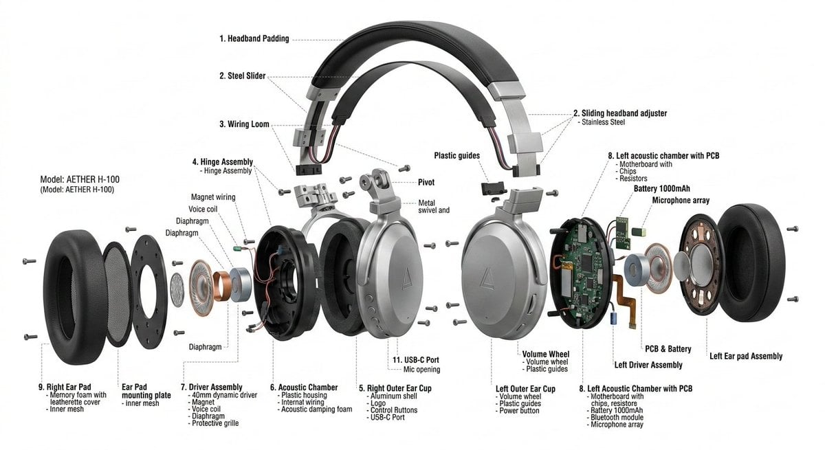 Exploded Product or Vehicle Design View