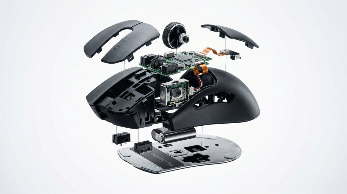 Minimalist Luxury Product Exploded View Shot(4)