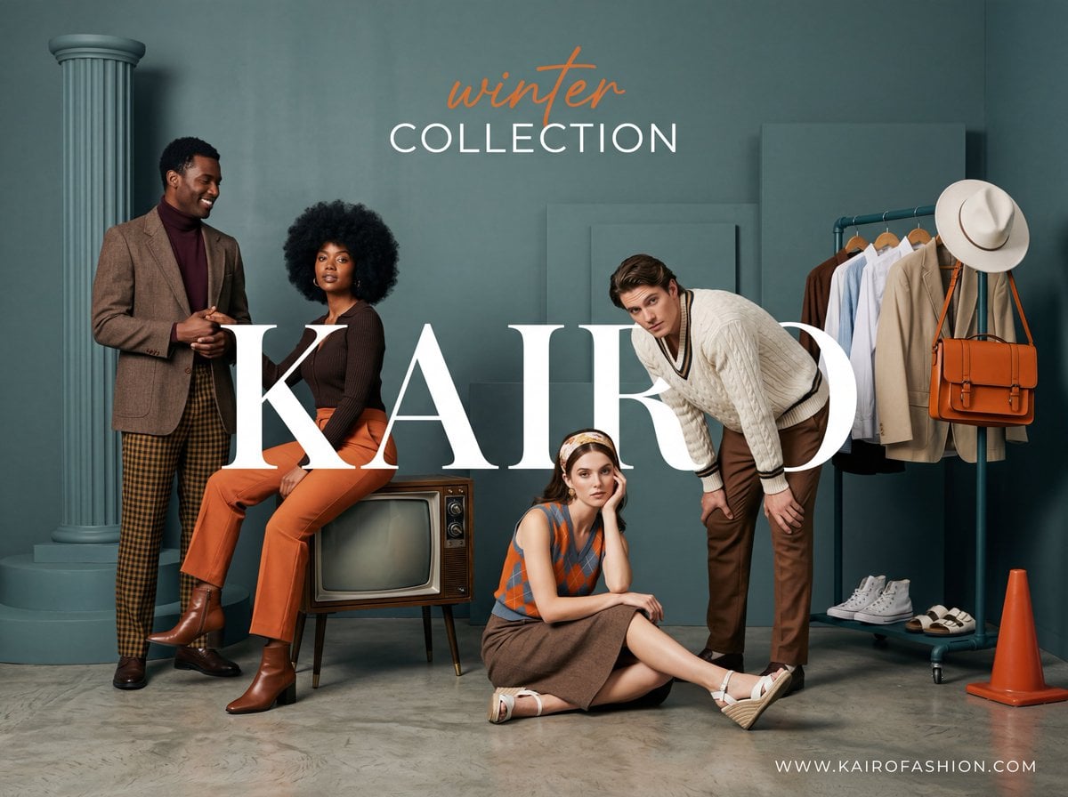 Retro-Modern KAIRO Winter Collection Fashion Ad