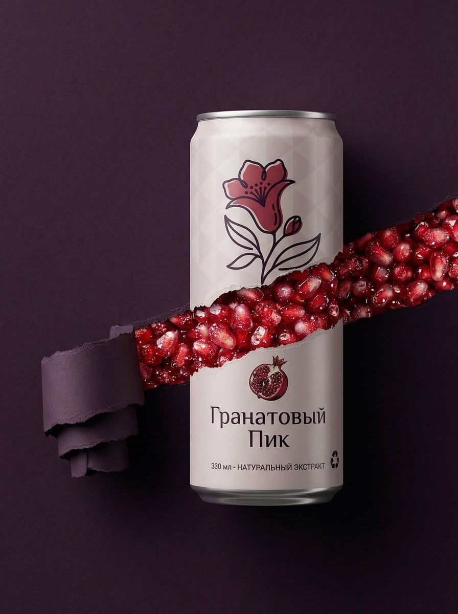 Vine Glow Grape Can Product Photo with Torn Paper Reveal(2)