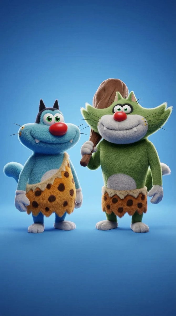 3D Plush Doraemon and Nobita Cartoon Character Render(4)