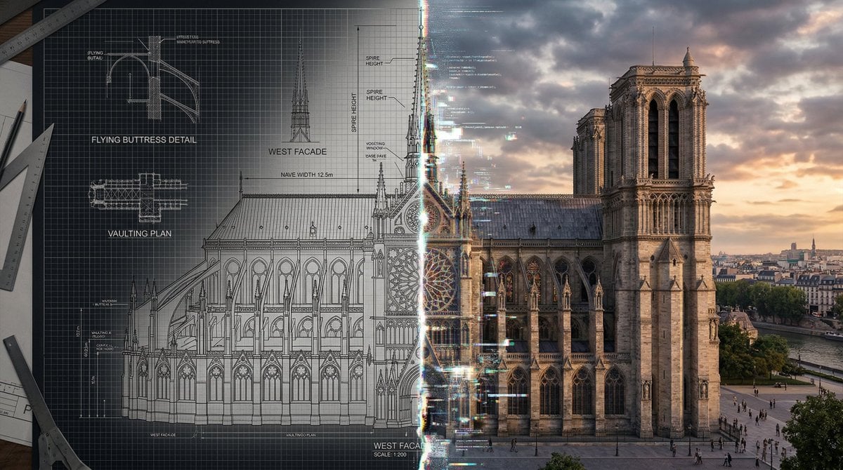 Split Blueprint and 3D Render Visualization(4)