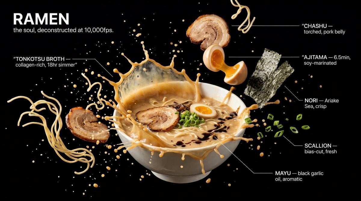 High-Speed Dish Liquid Explosion Food Photo