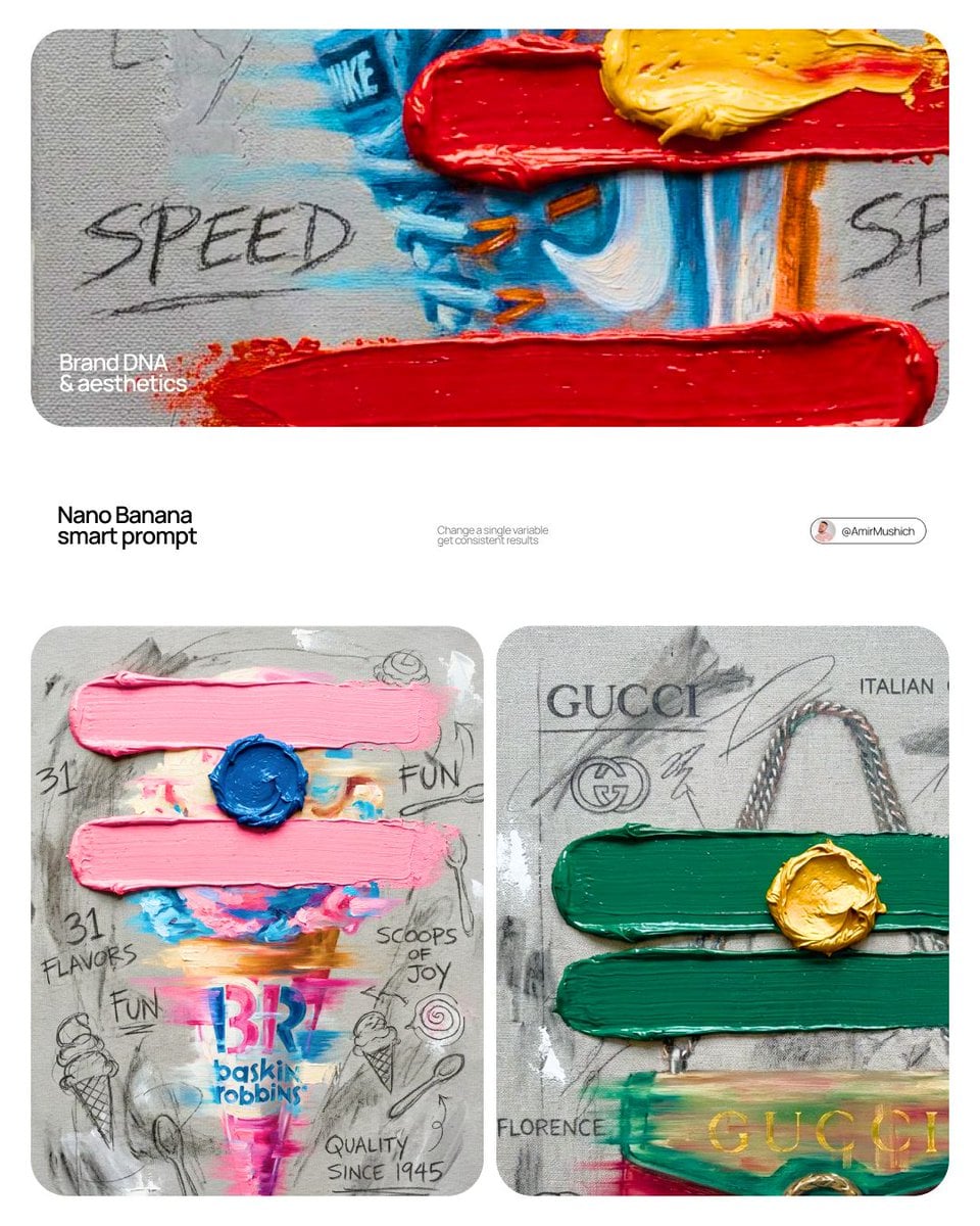 Mixed-Media Brand Canvas Mockup with Impasto Paint