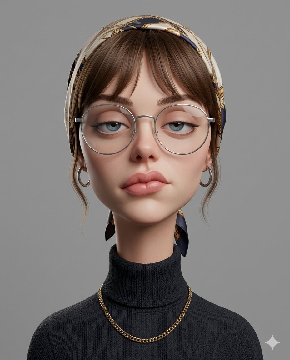 Street-Luxury 3D Caricature Character Portrait(2)