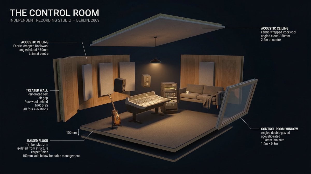 Exploded 3D Room Cutaway with Architectural Labels(4)