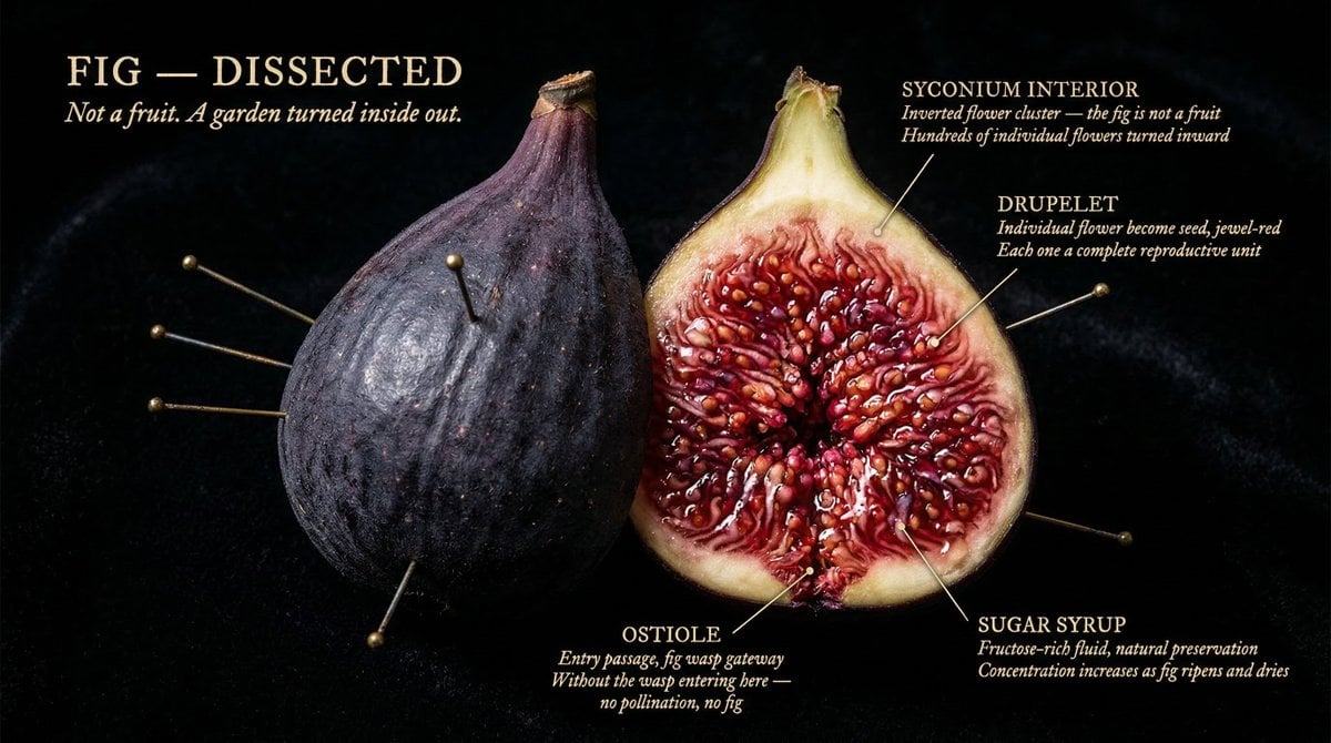 Dissected Natural Object Specimen Diagram