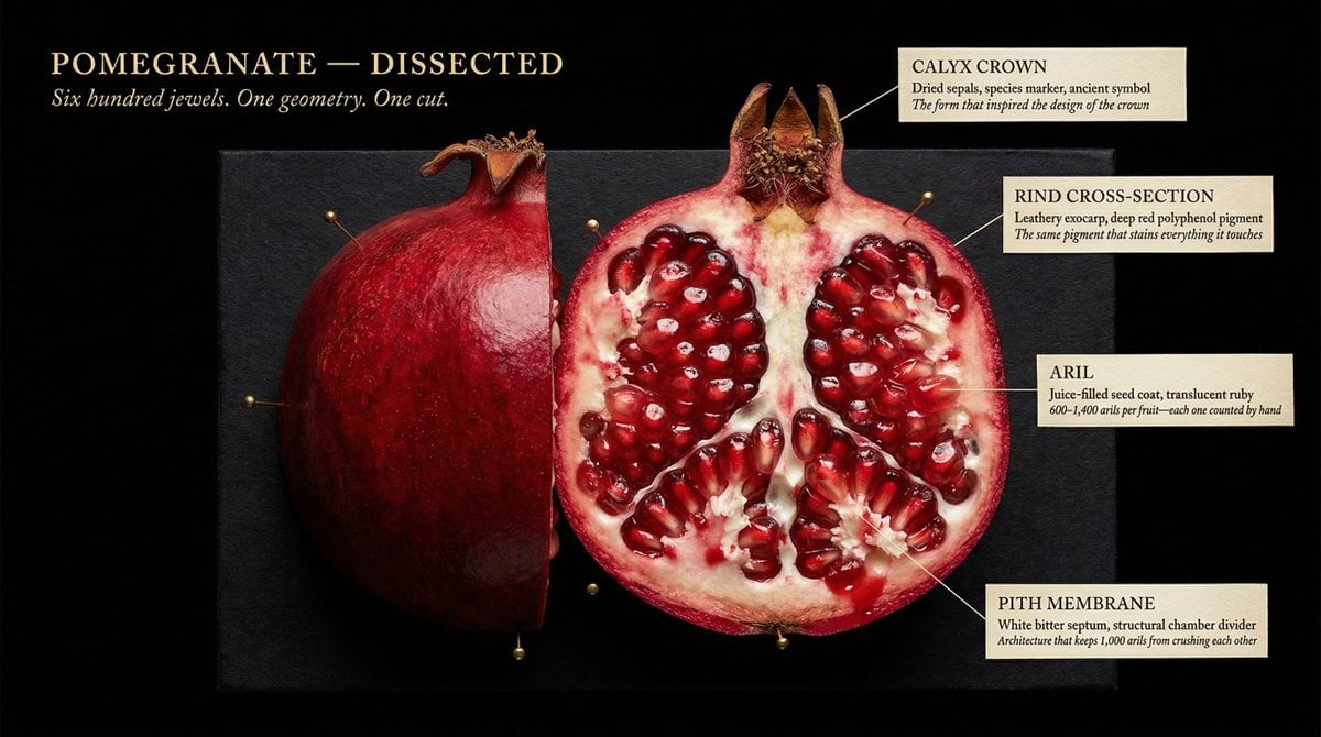 Dissected Natural Object Specimen Diagram(3)