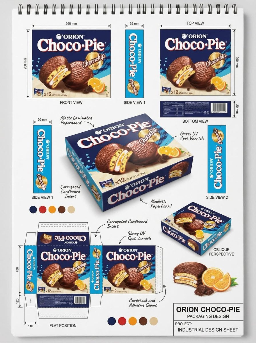 Industrial Packaging Design Illustration Sheet(2)