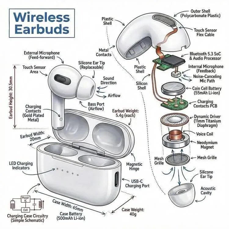 Technical Object Infographic with Cutaway Labels(2)
