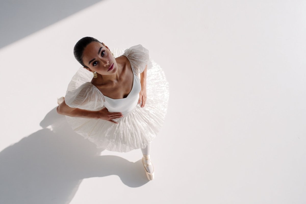 Overhead Editorial Fashion Studio Portrait(3)