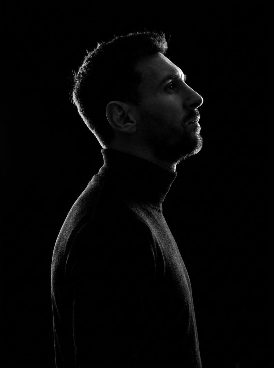 Black and White Side Profile Editorial Portrait (2)