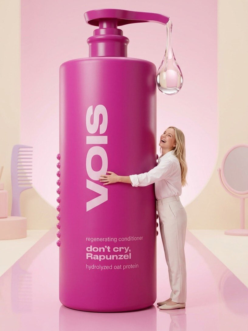 Pink Conditioner Beauty Campaign Close-Up (3)