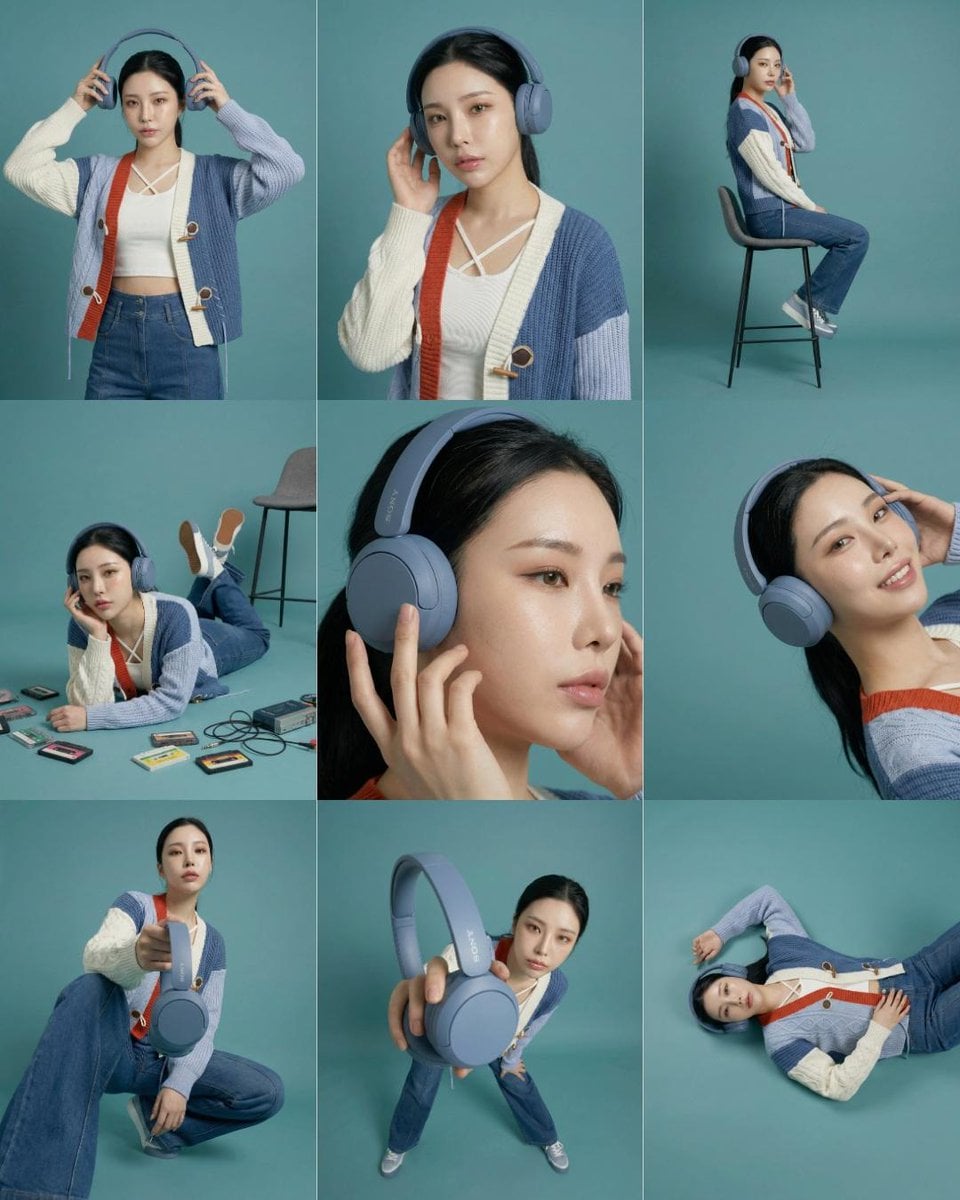 Nine-Panel Headphones Lifestyle Product Storyboard
