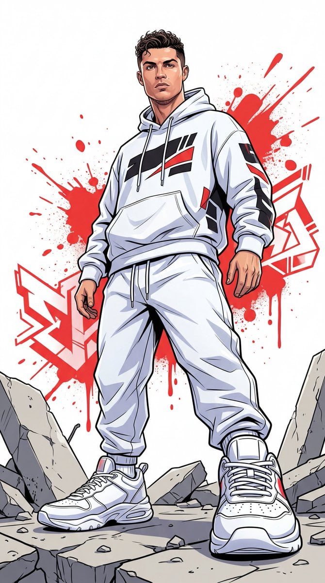 Urban Streetwear Man Character Illustration