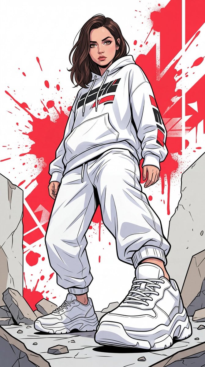 Urban Streetwear Man Character Illustration(3)