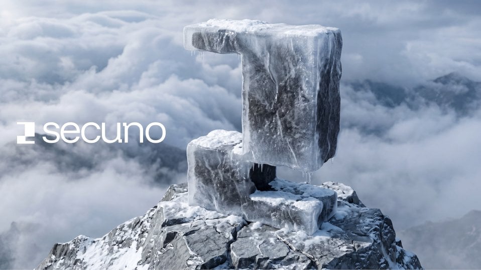 Frosted Stone Logo Monument on a Mountain Peak(2)