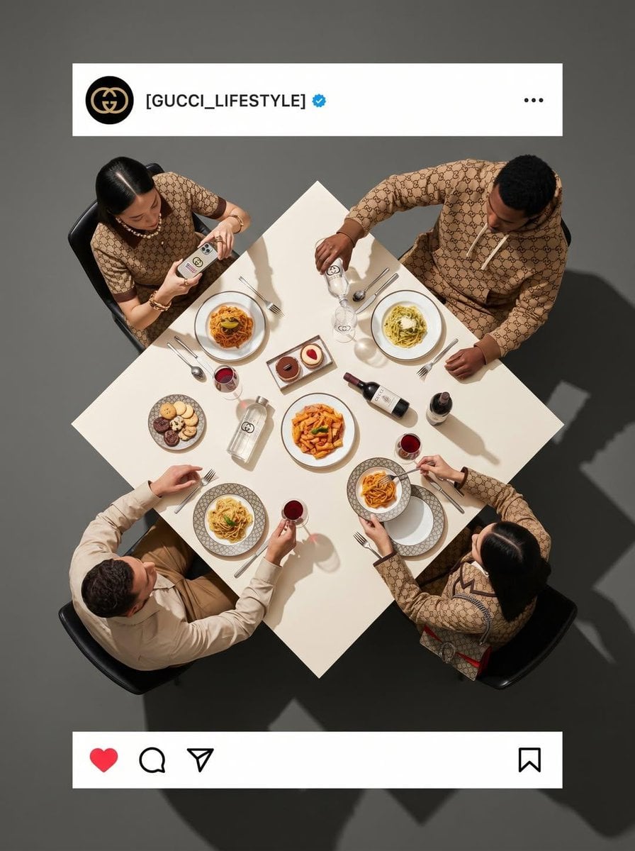 Top-Down Instagram Dining Table Scene(4)