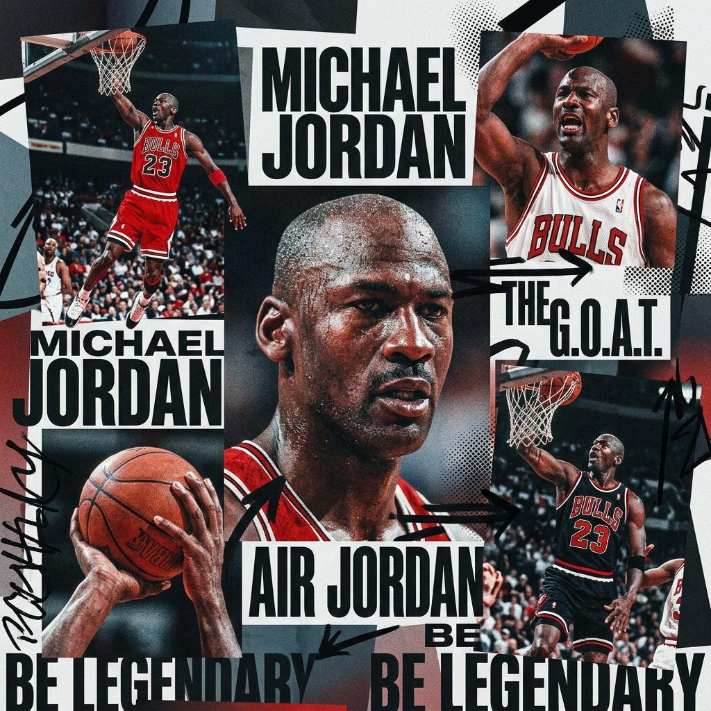 Modern Maximalist Sports Collage for Team and Player(2)
