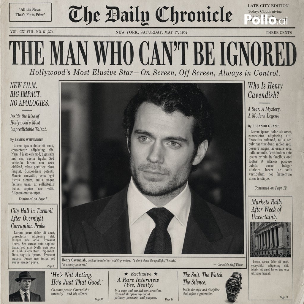 Vintage Newspaper Front Page Character Poster(4)