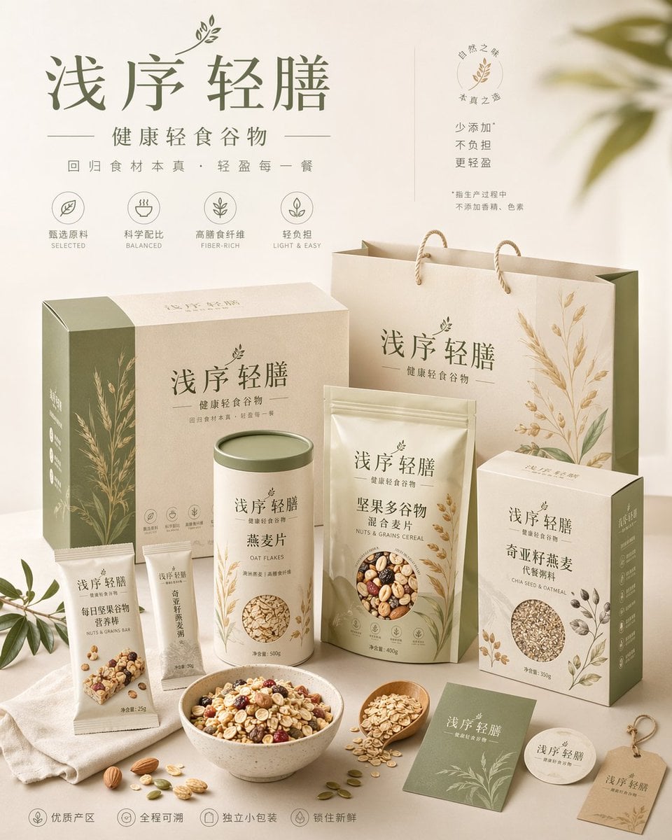 Vertical Brand Packaging System Poster(2)