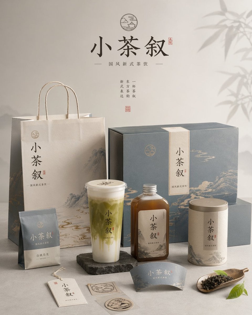 Vertical Brand Packaging System Poster(4)