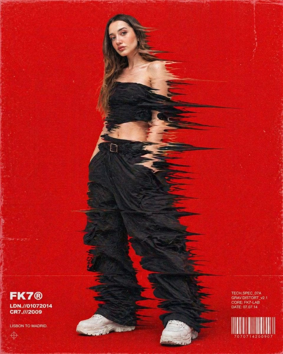 Hip-Hop Fashion Poster with Motion-Drag Clothing(2)