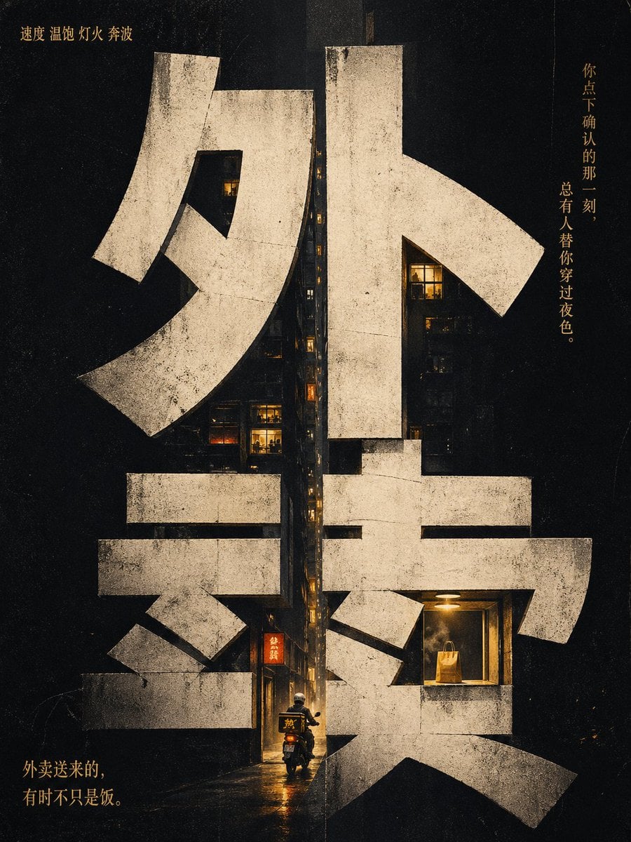 展览级中文概念文字海报(2)