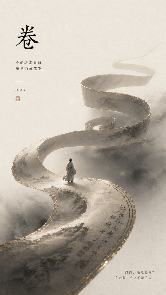 Neo-Chinese Emotional Metaphor Vertical Poster(2)