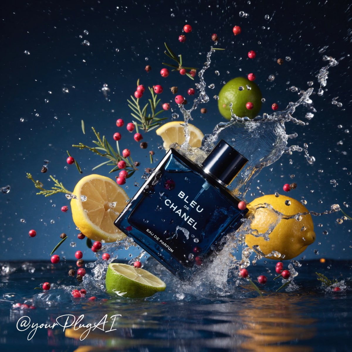 Cinematic Luxury Perfume Product Photograph