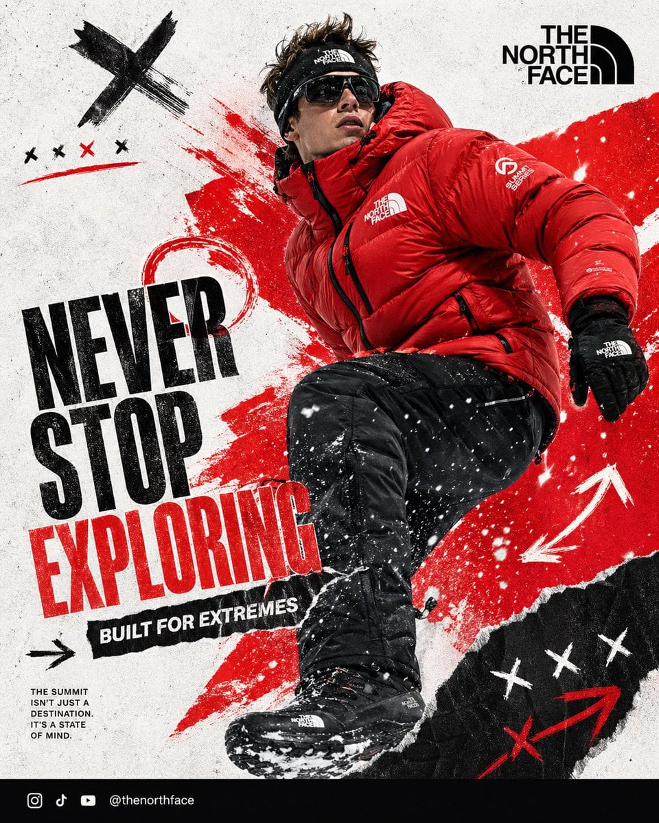 Rebellious Streetwear Digital Collage Social Ad